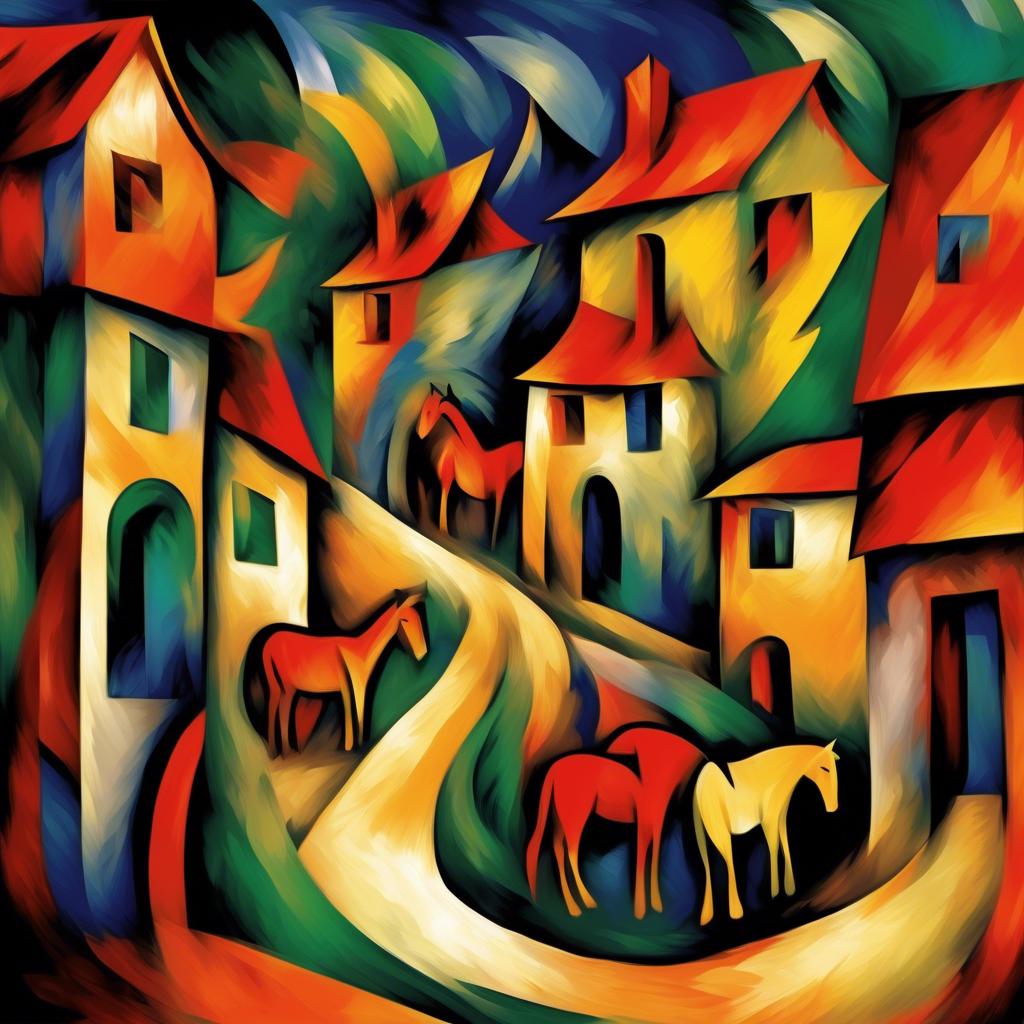 Η Εκφραστική Τεχνική του Franz Marc ‌στον 
