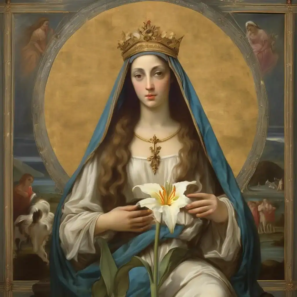Saint Catherine with a Lily – Plautilla Nelli