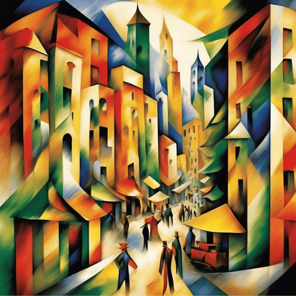 Village street – Franz Marc